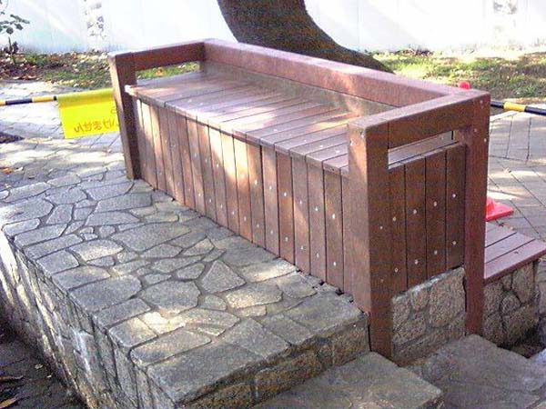 石神井川ベンチ