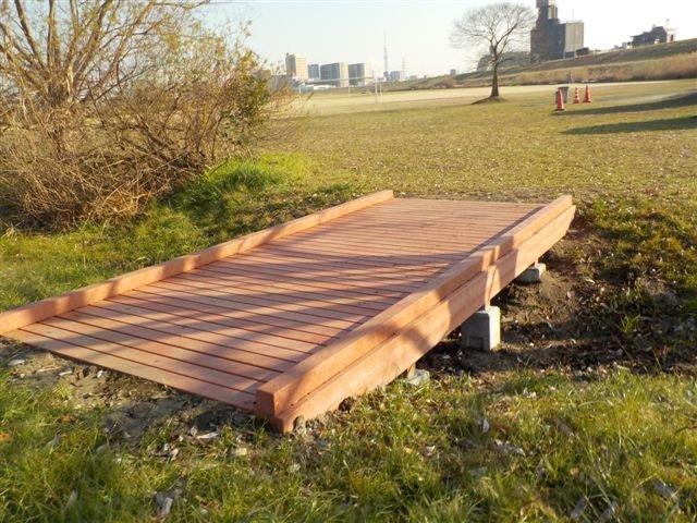 足立区江北橋木橋改修工事後005